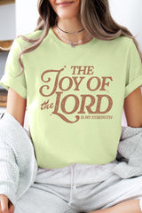 US3001P-E3179 Joy of the Lord Graphic Plus Tee $16