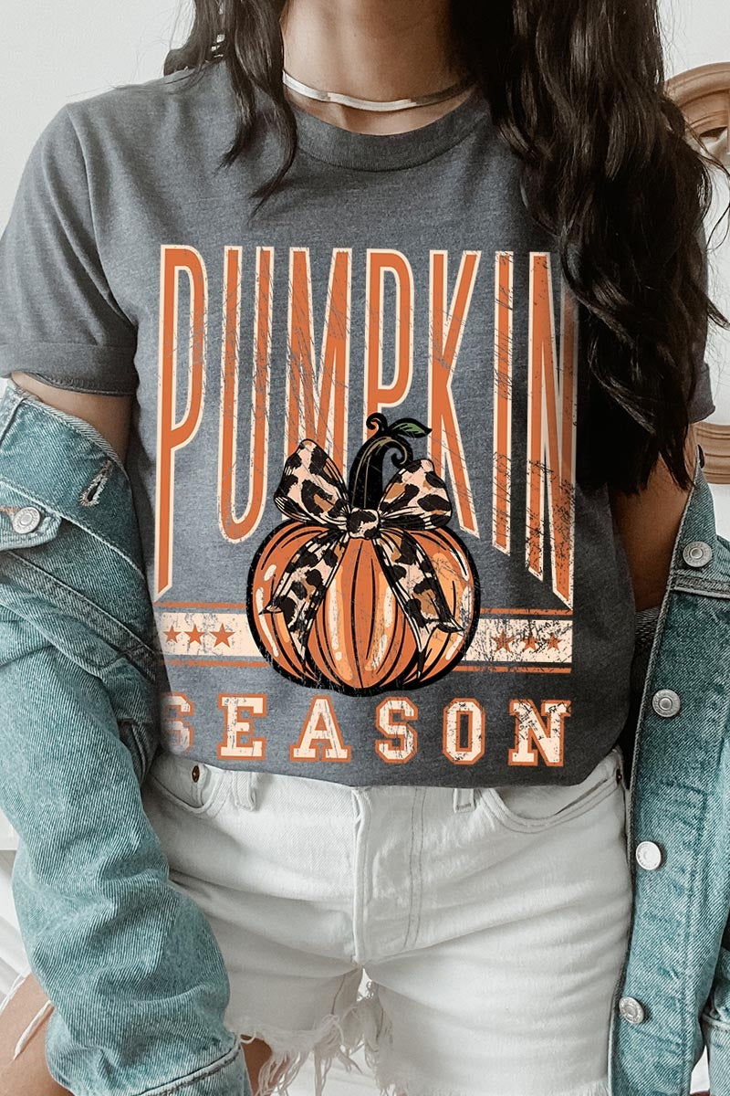 US3001P-E3145 Pumpkin Season Graphic Plus Tee $16