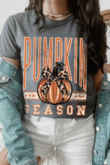 US3001-E3145 Pumpkin Season Graphic Tee $12.5