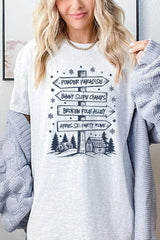 5000-E3189 Ski Lodge Signs Graphic Heavy Cotton Tee $9