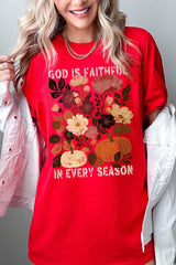 5000P-E3171 Faithful In Every Season Graphic Plus Heavy Cotton Tee $12.75