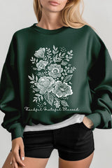 UL180-E3155 Neutral Thanksgiving Graphic Sweatshirt $20