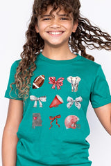 US3001Y-E3076Z Alabama Football Kids Graphic Tee $11