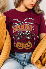 US3001P-E3085 Pumpkin Cherries Graphic Plus Tee $16