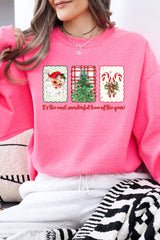 UL180-E3201 Most Wonderful Time Graphic Sweatshirt $20