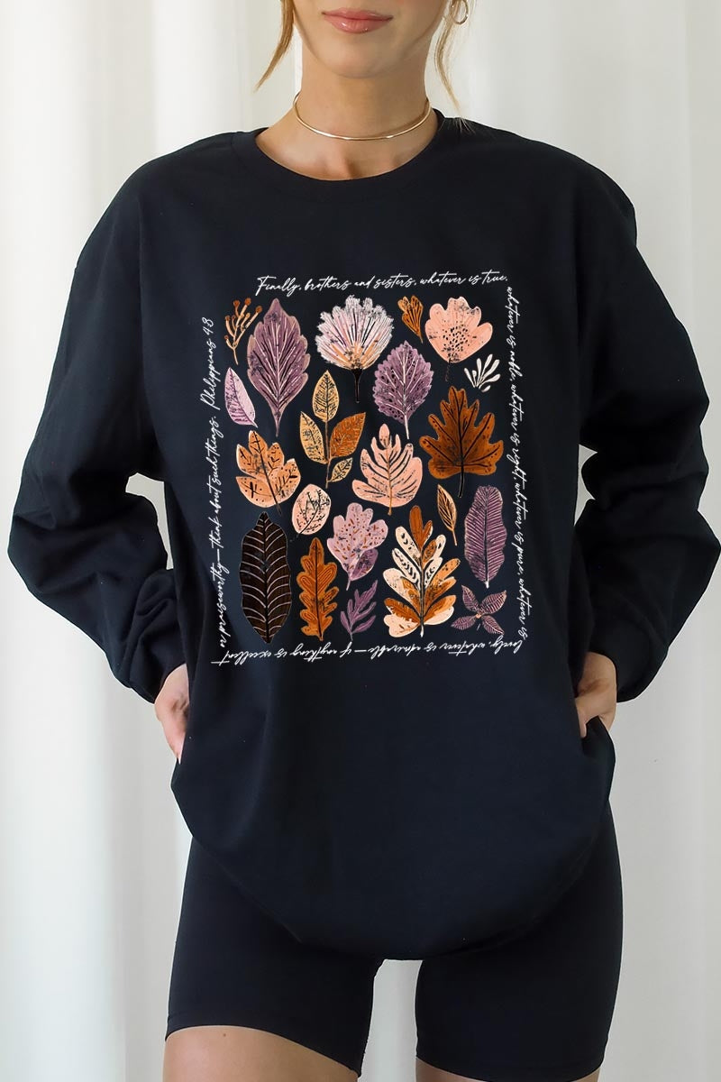 UL240P-E3147 Christian Fall Graphic Plus Long Sleeve Tee $17