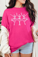 5000-E3156 Halloween Ballerina Graphic Heavy Cotton Tee $9