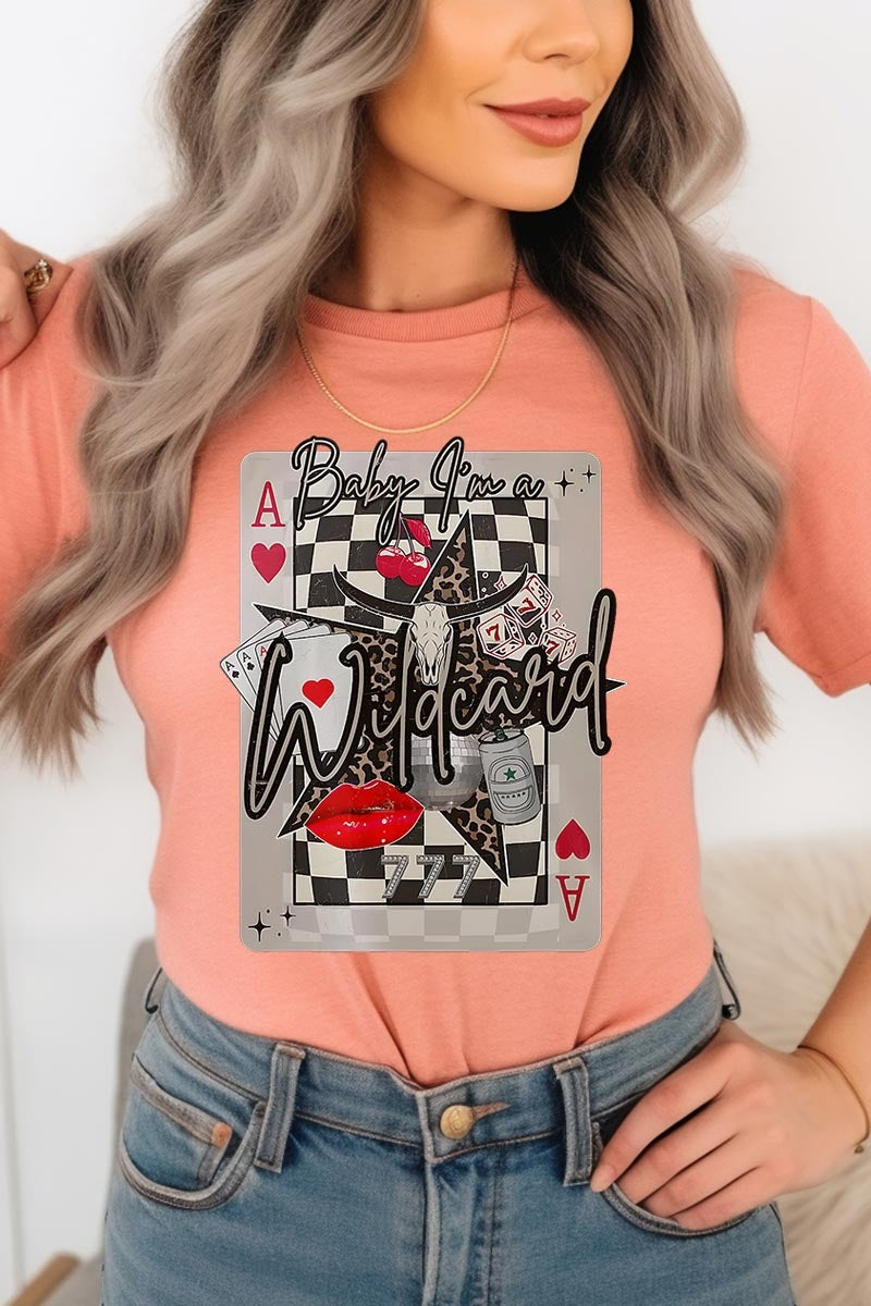 US3001-E3099 Retro Wildcard Graphic Tee $12.5