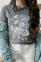 US3001P-E3155 Neutral Thanksgiving Graphic Plus Tee $16