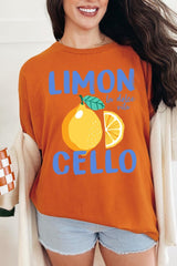 5000-E3056 Limoncello Graphic Heavy Cotton Tee $9