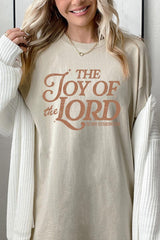 5000-E3179 Joy of the Lord Graphic Heavy Cotton Tee $9
