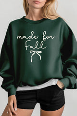 UL180-E3151 Made For Fall Graphic Sweatshirt $20