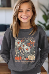UL180B-E3173Z Faith Harvest Kids Graphic Sweatshirt $20