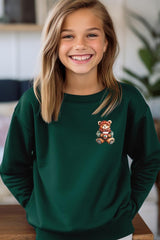 UL180B-E3175Z Christmas bear Kids Graphic Sweatshirt $20