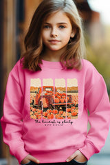 UL180B-E3172Z Harvest Is Plenty Kids Graphic Sweatshirt $20