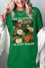 5000P-E3171 Faithful In Every Season Graphic Plus Heavy Cotton Tee $12.75