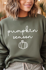 UL180-E3152 Pumpkin Season Graphic Sweatshirt $20