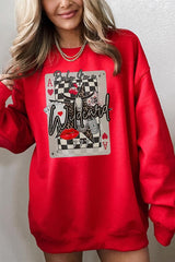 UL180-E3099 Retro Wildcard Graphic Sweatshirt $20
