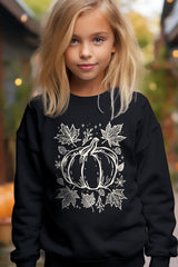UL180B-E3162Z Fall Pumpkin Kids Graphic Sweatshirt $20