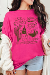 5000P-E3097 Cowgirl Country Music Plus Heavy Cotton Tee $12.75