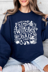 UL180-E3139 In a World of Witches Graphic Sweatshirt $20