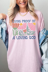 5000-E3066 Living Proof of a Loving Graphic Heavy Cotton Tee $9
