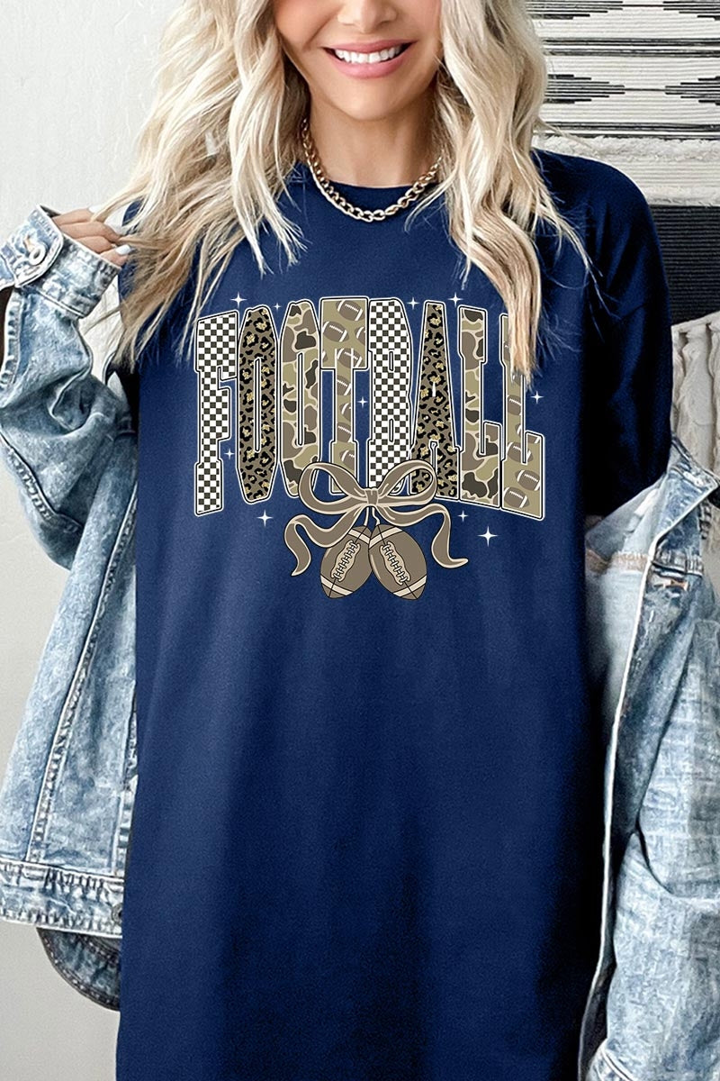 5000P-E3132 Camo Football Graphic Plus Heavy Cotton Tee $12.75