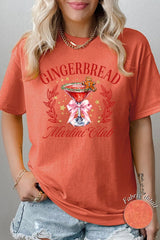 5000-E3216 Gingerbread Martini Club Graphic Heavy Cotton Tee $9