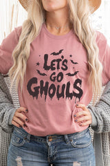 US3001-E3159 Letu2019s Go Ghouls Graphic Tee $12.5