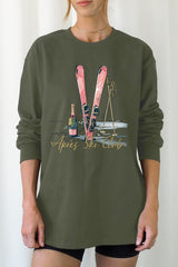 UL240-E3187 Apres Ski Club Graphic Long Sleeve Tee $13.75
