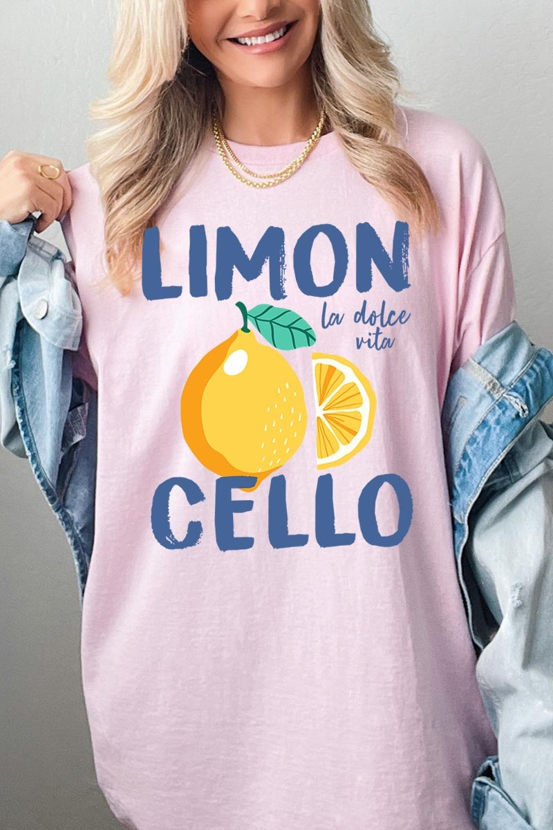 5000-E3056 Limoncello Graphic Heavy Cotton Tee $9