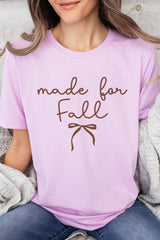US3001P-E3151 Made For Fall Graphic Plus Tee $16