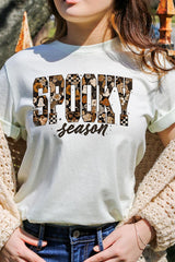 US3001P-E3105 Spooky Season Halloween Graphic Plus Tee $16