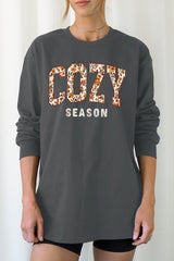 UL240-E3082 Cozy Season Graphic Long Sleeve Tee $13.75