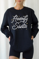 UL240P-E3199 Howdy Santa Graphic Plus Long Sleeve Tee $17