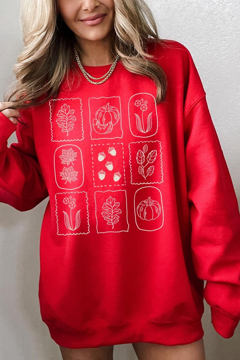 UL180-E3101 Autumn Graphic Sweatshirt $20