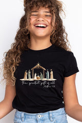 US3001Y-E3183Z Nativity Gift Kids Graphic Tee $11