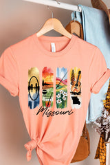 US3001P-E3061MO Missouri State Brushstroke Graphic Plus Tee $16