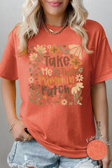 5000P-E3136 Take Me To The Pumpkin Patch Plus Heavy Cotton Tee $12.75