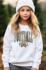UL180B-E3132Z Camo Football Kids Graphic Sweatshirt $20
