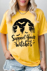 5000P-E3161 Local Witches Halloween Graphic Plus Heavy Cotton Tee $12.75