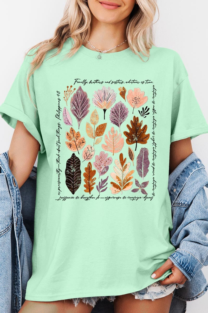 5000-E3147 Christian Fall Graphic Heavy Cotton Tee $9