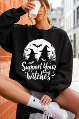 UL180-E3161 Local Witches Halloween Graphic Sweatshirt $20