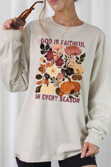 UL240P-E3171 Faithful In Every Season Graphic Plus Long Sleeve Tee $17