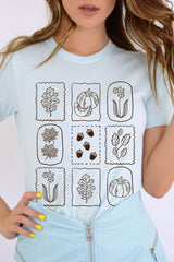 US3001-E3101 Autumn Graphic Tee $12.5