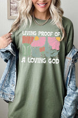5000-E3066 Living Proof of a Loving Graphic Heavy Cotton Tee $9