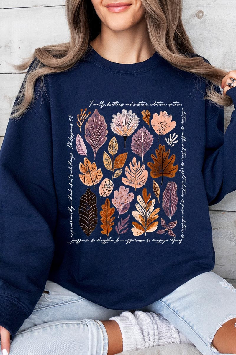 UL180P-E3147 Christian Fall Graphic Plus Sweatshirt $25