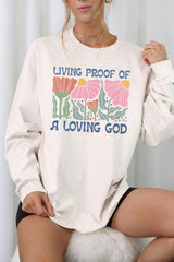UL240-E3066 Living Proof of a Loving God Long Sleeve Tee $13.75