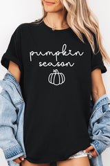 5000-E3152 Pumpkin Season Graphic Heavy Cotton Tee $9