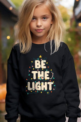 UL180B-E3202Z Be the Light Christmas Kids Graphic Sweatshirt $20